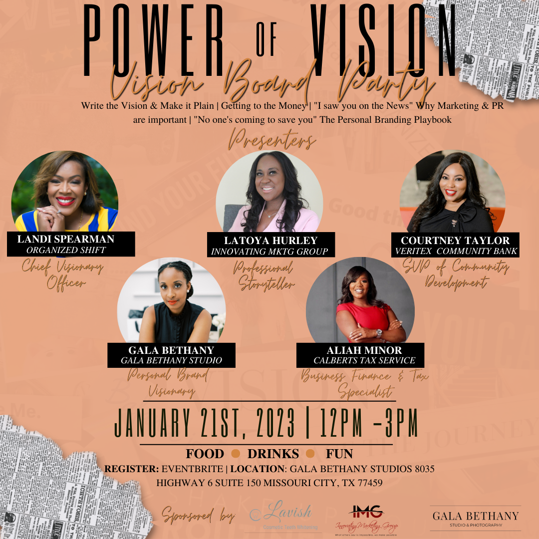 Power of Vision - Vision Board event
