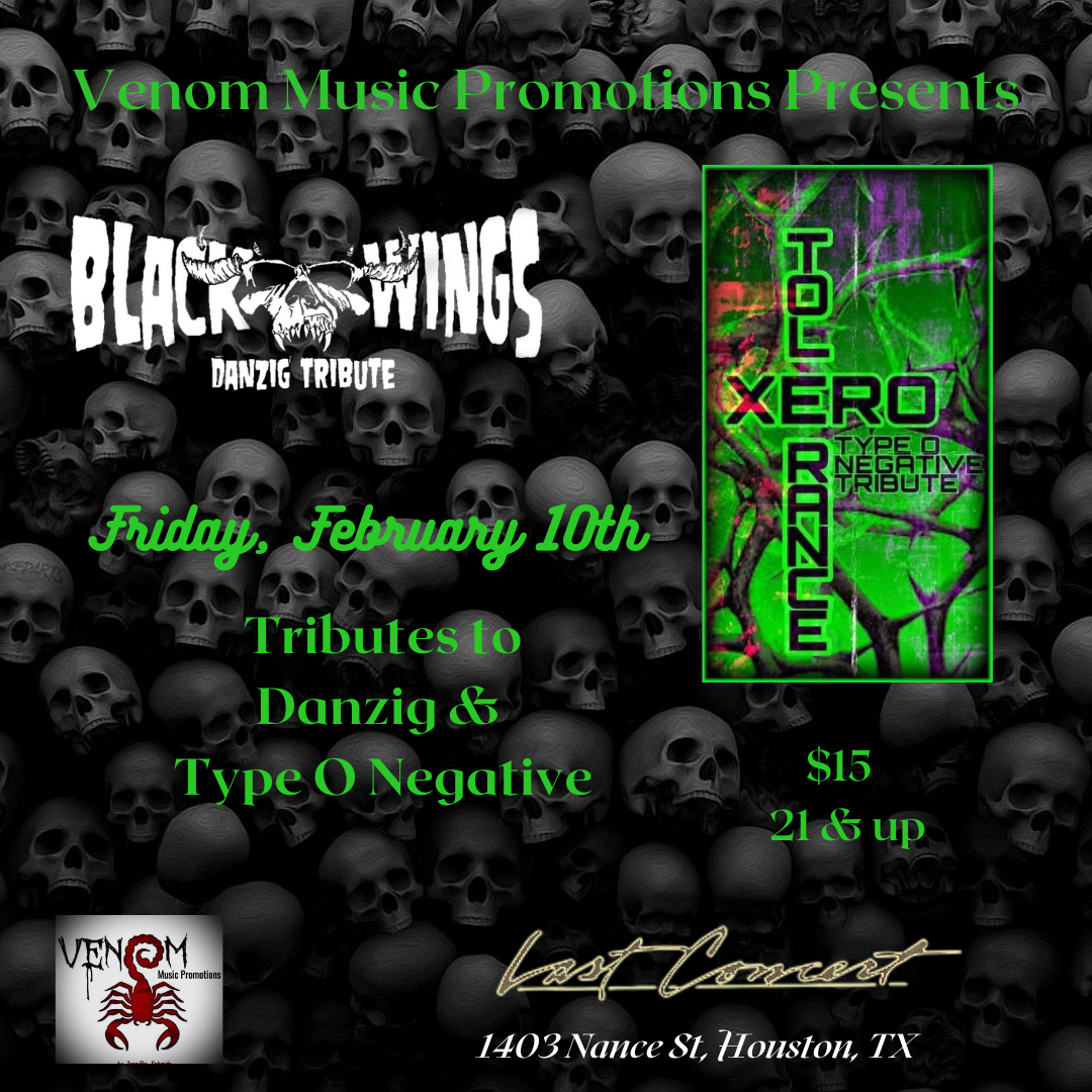 Black Wings and Xero Tolerance cover Danzig and Type 0 Negative