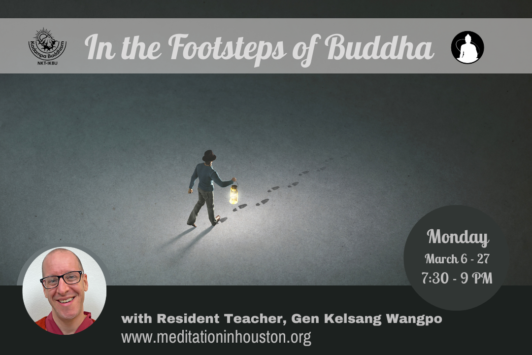 In the Footsteps of Buddha with Gen Kelsang Wangpo