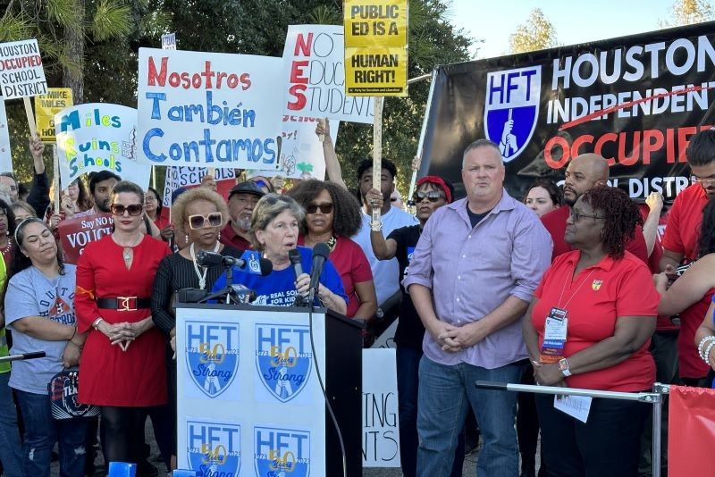 Marchers Protest HISD Takeover and New Curriculum | Houston Press