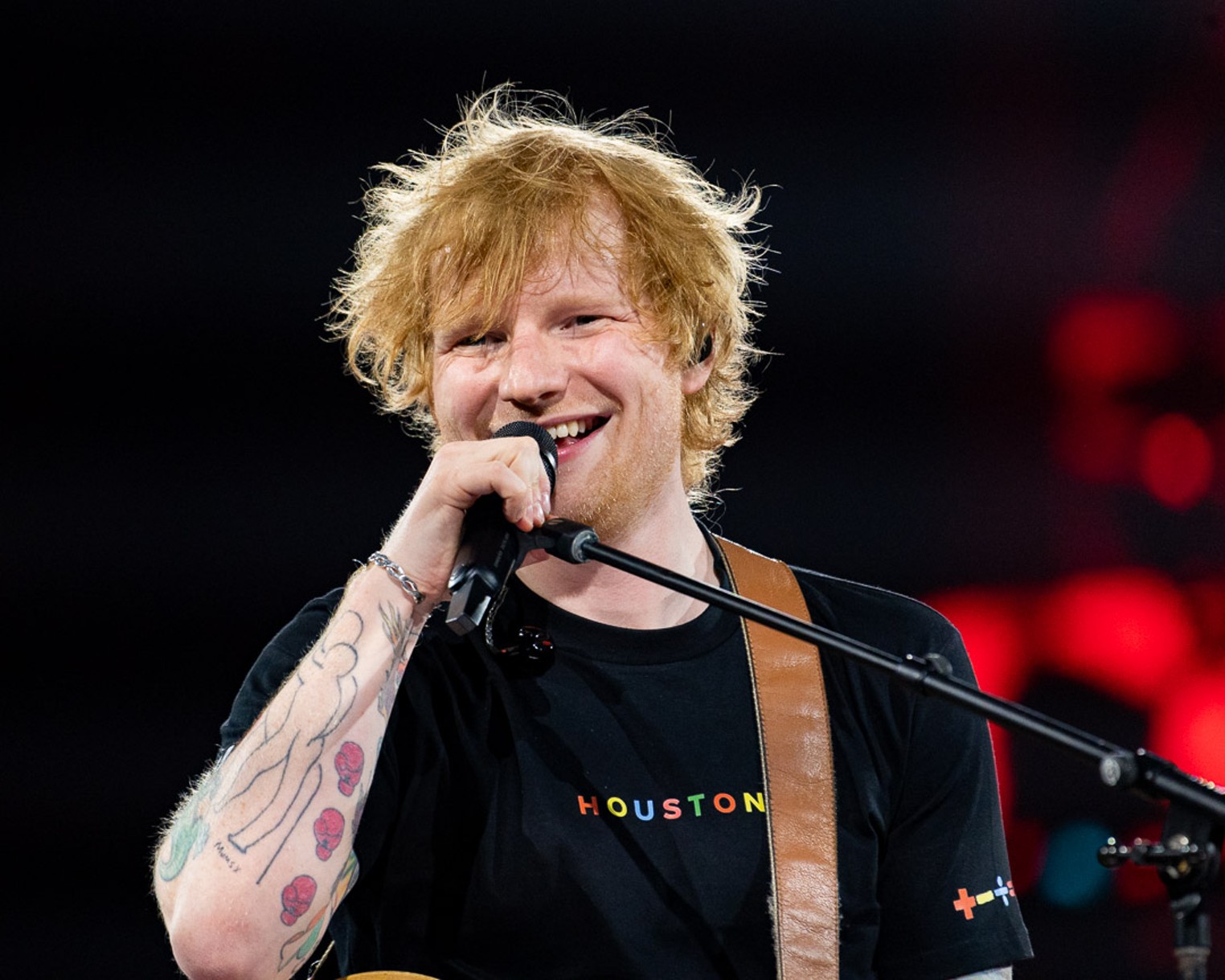 Ed Sheeran Performance at NRG Houston Press