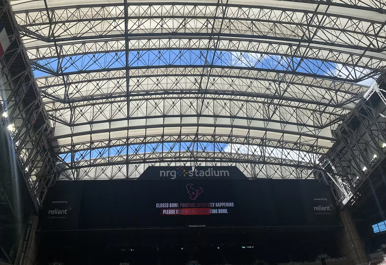 NRG Stadium Roof Set for Repair by End of September