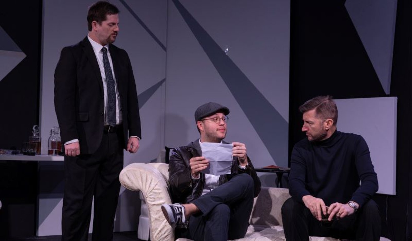 (L-R) Brian Heaton, Frank Mena and Jimmy Volleman in Art at Company OnStage