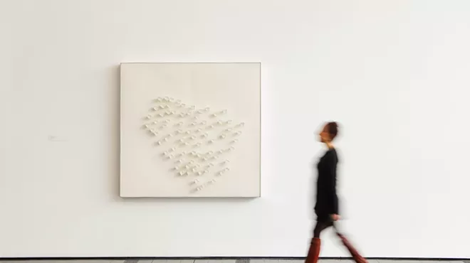 Image: Women in Abstraction, Chryssa and Dorothy Hood