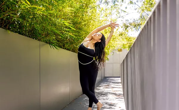 Image: Yoga in the Bamboo Garden